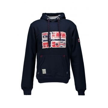 Hanorac din amestec de bumbac cu imprimeu Gpepe