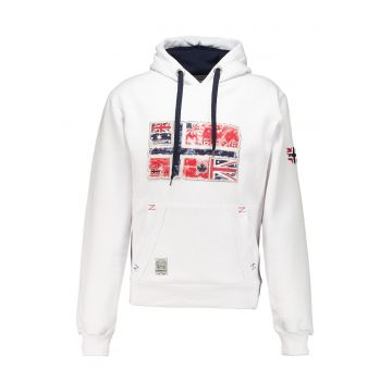 Hanorac din amestec de bumbac cu imprimeu Gpepe