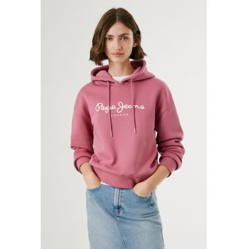 Hanorac din amestec de bumbac cu imprimeu