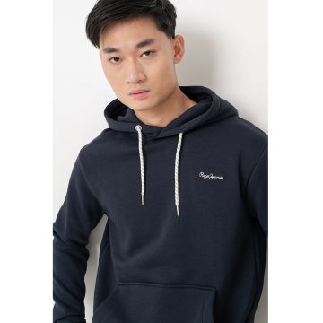 Hanorac din amestec de bumbac cu logo