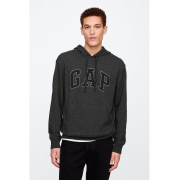 Hanorac din amestec de bumbac cu logo