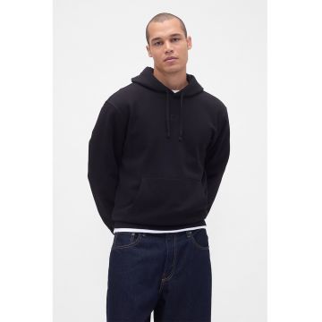 Hanorac din amestec de bumbac cu logo brodat