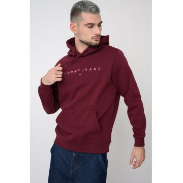 Hanorac din amestec de bumbac cu logo brodat