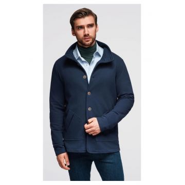 Hanorac elegant cu nasturi si guler inalt  OM-SSZP-0240