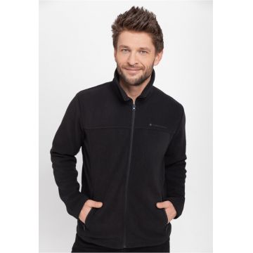 Hanorac fleece cu fermoar - barbati -  F-Bannax - negru