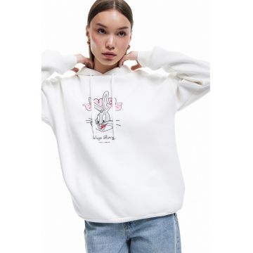 Hanorac lejer cu imprimeu Bugs Bunny