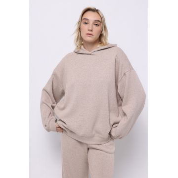 Hanorac supradimensionat cu model uni