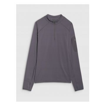 Hanorac Trekking Barbati  S-XXL - Antracit - Uscare Rapida - Guler Inalt - Mansete Orificiu Deget - Bionic Finish Eco - Maneca Raglan