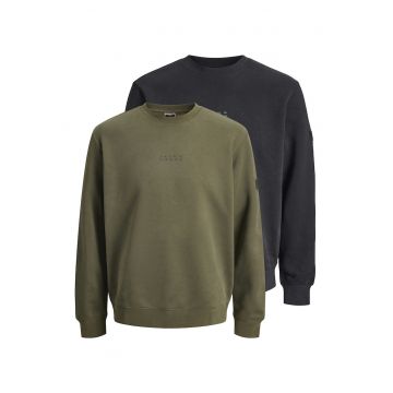 Set de bluza de trening cu decolteu la baza gatului - 2 piese