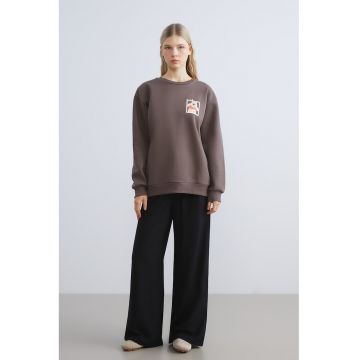 Bluza de trenig cu croiala lejera