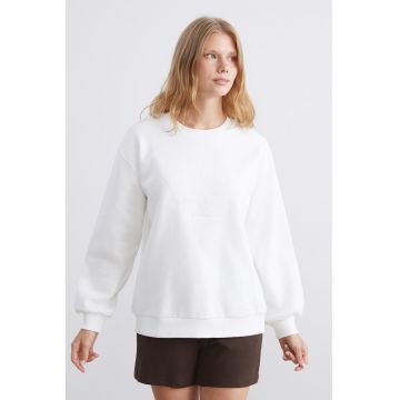 Bluza de trening brodata supradimensionata