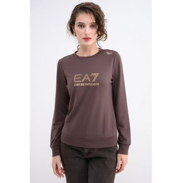 Bluza de trening cu aplicatii logo