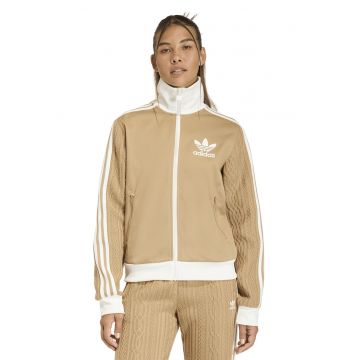 Bluza de trening cu buzunare cu fermoar