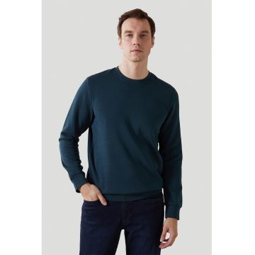 Bluza de trening cu decolteu la baza gatului