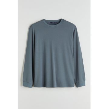 Bluza de trening cu decolteu la baza gatului