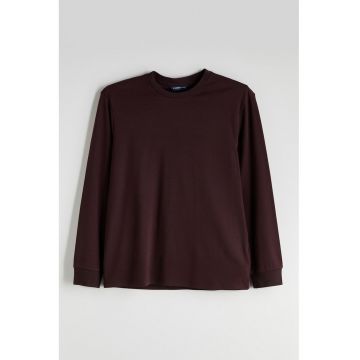 Bluza de trening cu decolteu la baza gatului