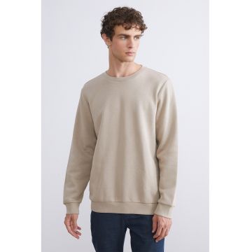 Bluza de trening cu decolteu la baza gatului