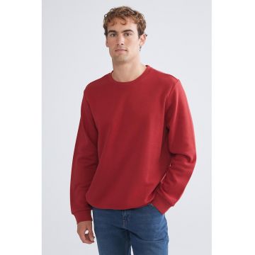 Bluza de trening cu decolteu la baza gatului