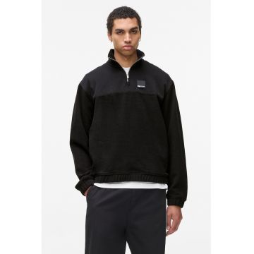 Bluza de trening cu fenta cu fermoar