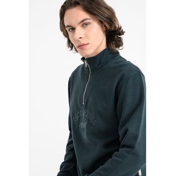 Bluza de trening cu fenta cu fermoar Bleecker