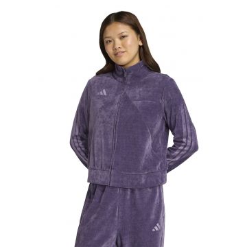 Bluza de trening cu fermoar si imprimeu logo