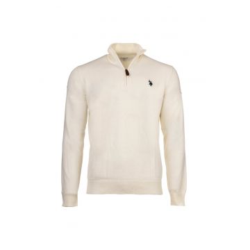 Bluza de trening cu guler inalt