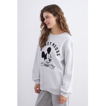Bluza de trening cu imprimeu Mickey Mouse