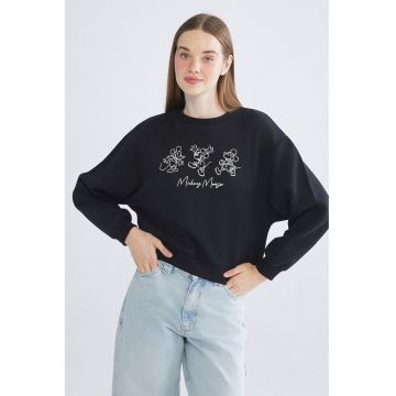 Bluza de trening cu imprimeu Mickey Mouse