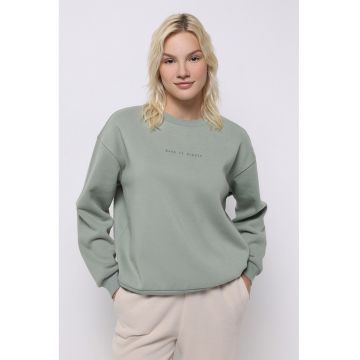 Bluza de trening cu imprimeu text