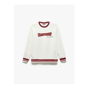 Bluza de trening cu terminatii contrastante