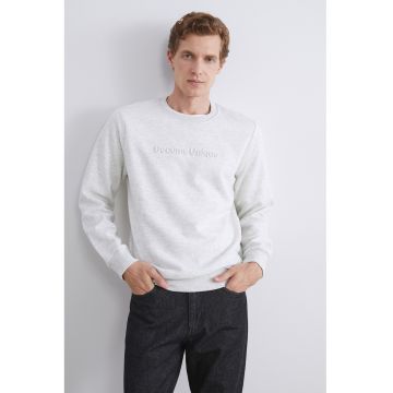 Bluza de trening cu text in relief