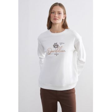 Bluza de trening din amestec de bumbac cu croiala lejera