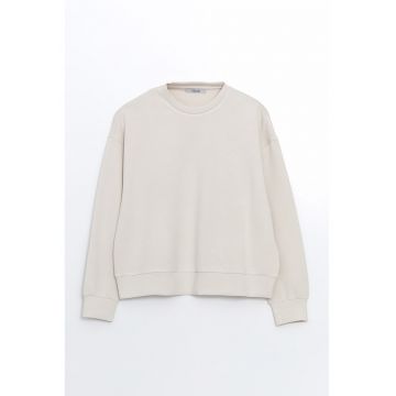 Bluza de trening din amestec de modal cu decolteu la baza gatului