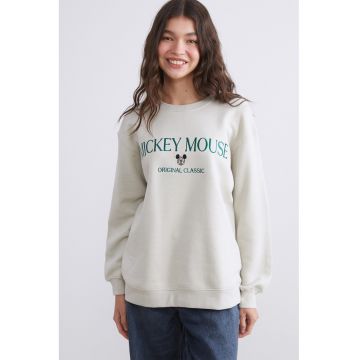 Bluza de trening lejera cu imprimeu Mickey Mouse
