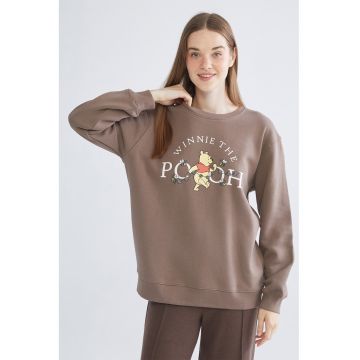 Bluza de trening lejera cu imprimeu Winnie the Pooh