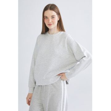 Bluza de trening lejera din amestec de bumbac