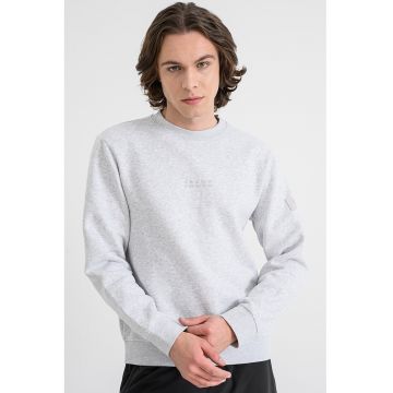 Bluza de trening lunga cu decolteu la baza gatului