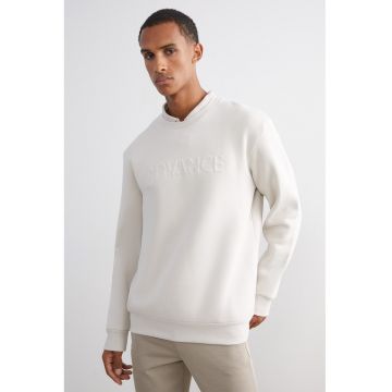 Bluza de trening regular-fit cu decolteu la baza gatului