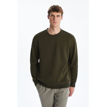 Bluza de trening uni cu decolteu la baza gatului