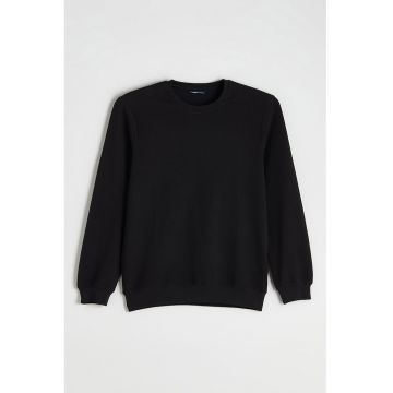 Bluza de trening uni cu decolteu la baza gatului