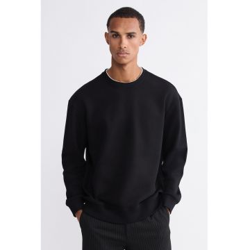 Bluza de trening uni cu decolteu la baza gatului