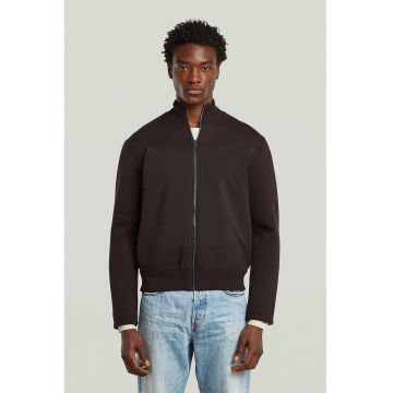 Bluza slim fit de trening cu fermoar