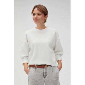 Hanorac  alb - poliester