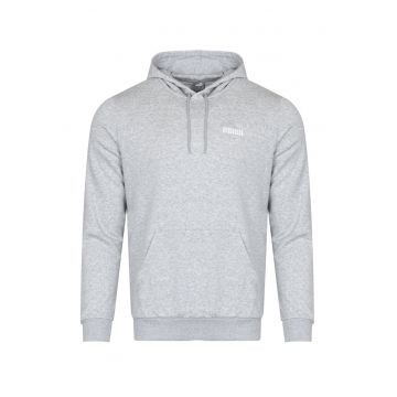 - hanorac barbatesc cu gluga ESS Logo Hoodie TR cu fermoar GRI