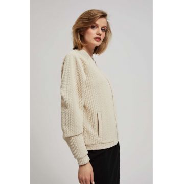 Hanorac cu fermoar si buzunare