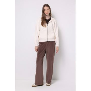 Hanorac cu fermoar si buzunare laterale