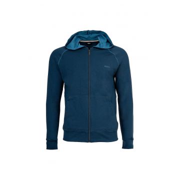 Hanorac cu fermoar si buzunare oblice