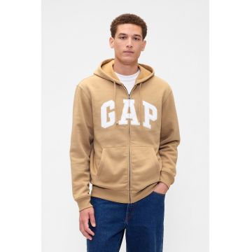 Hanorac cu fermoar si logo