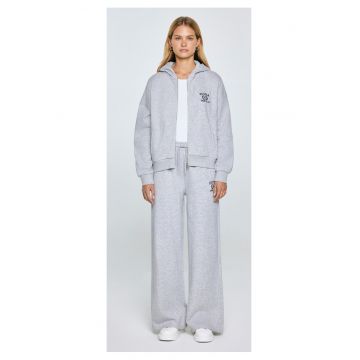 Hanorac cu fermoar si maneci cazute Madelina 901