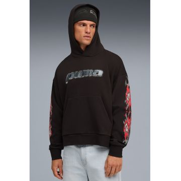 Hanorac cu imprimeu si buzunar kangaroo